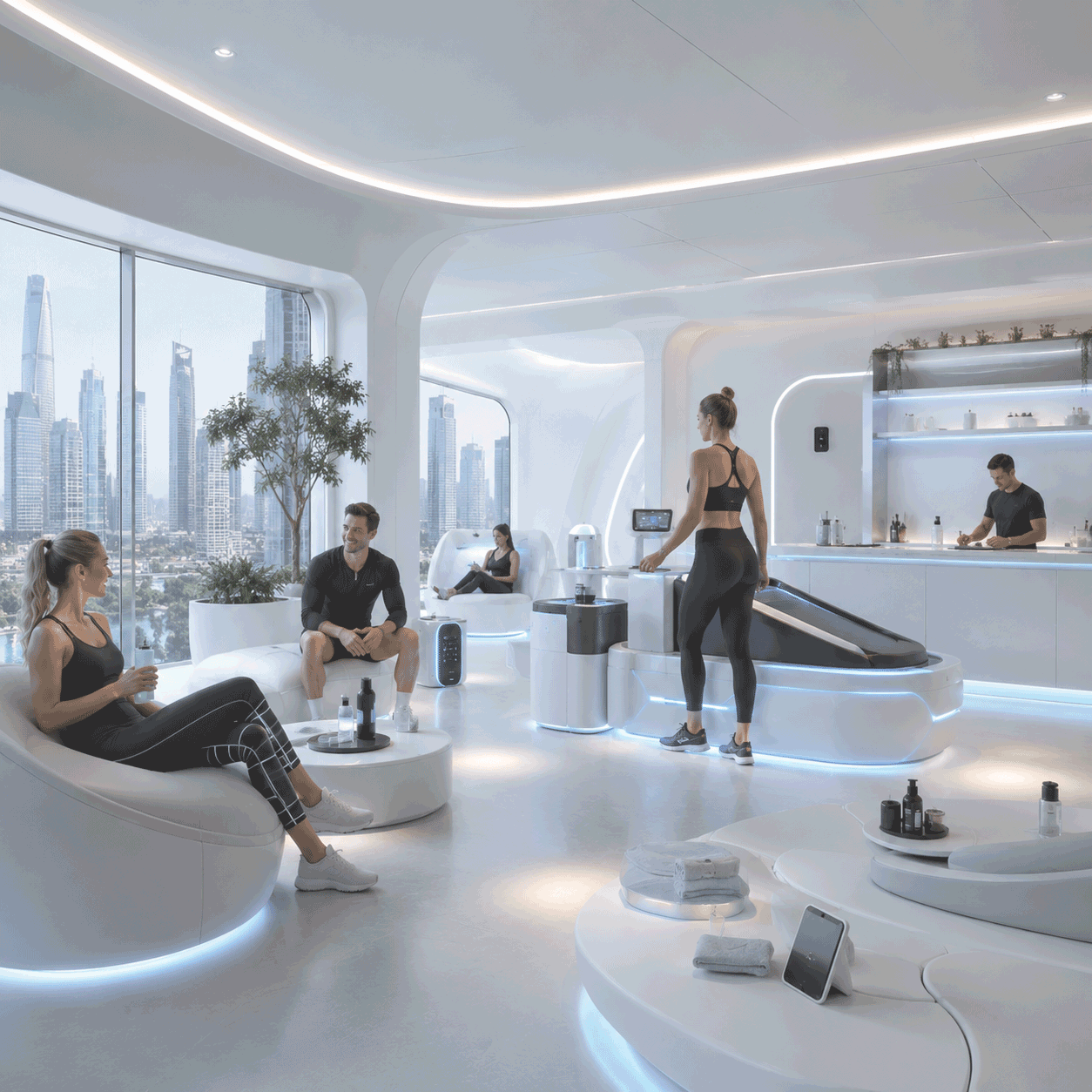 Urban recovery hub investment concept